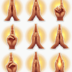 Yoga Symbols - Sticker Sheet v14